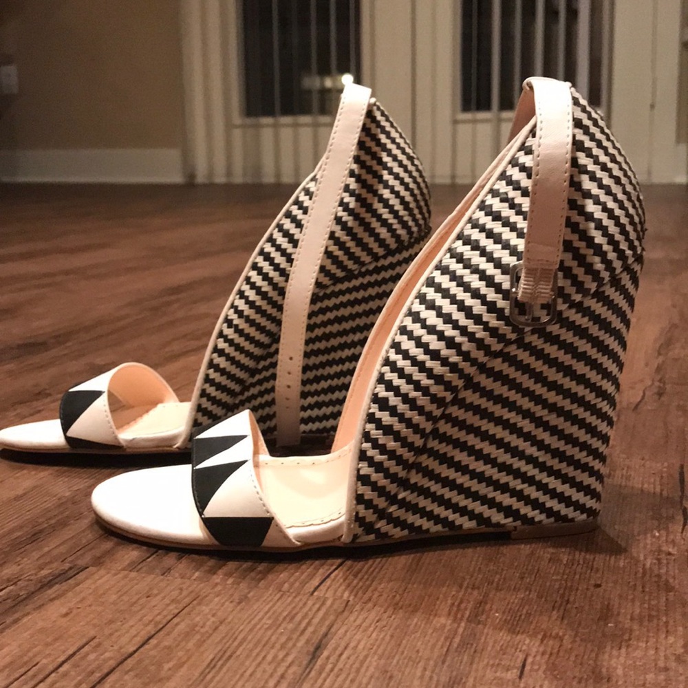 Madison by shoedazzle wicker wedge heel
